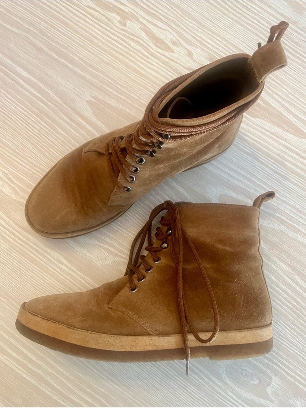 Jenni Kayne Canyon Suede Lace-Up Women's Boots Size 38